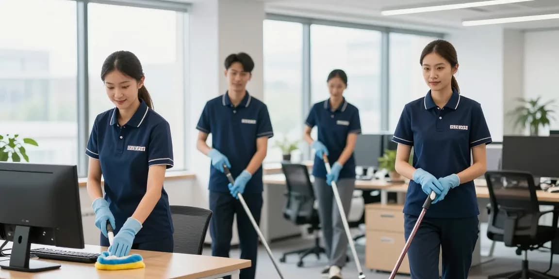 Büroreinigung Gelsenkirchen - Professionelles Team bei der Büroreinigung in Ihrer Nähe, lokale Dienstleistungen für ein hygienisches Arbeitsumfeld.