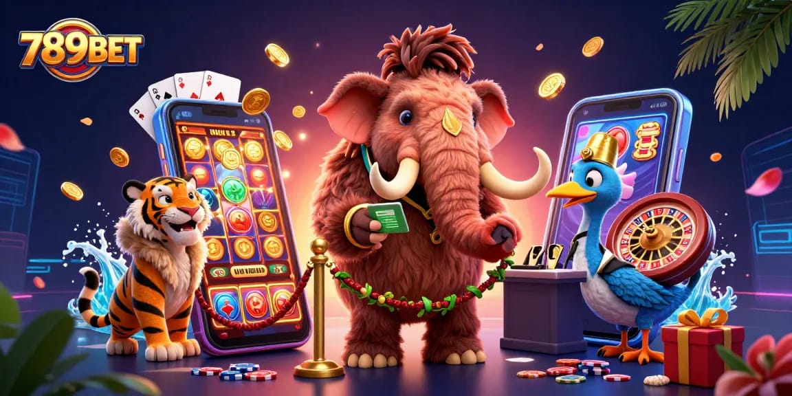Join the exciting world of 789BET with vibrant casino characters and engaging games!