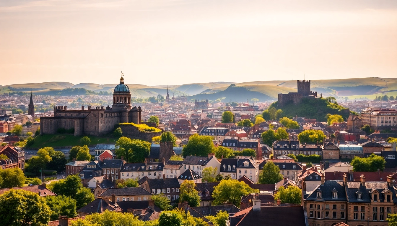 Erleben Sie die besten Edinburgh Sehenswürdigkeiten in einem beeindruckenden Aerial-Blick über die Stadt.