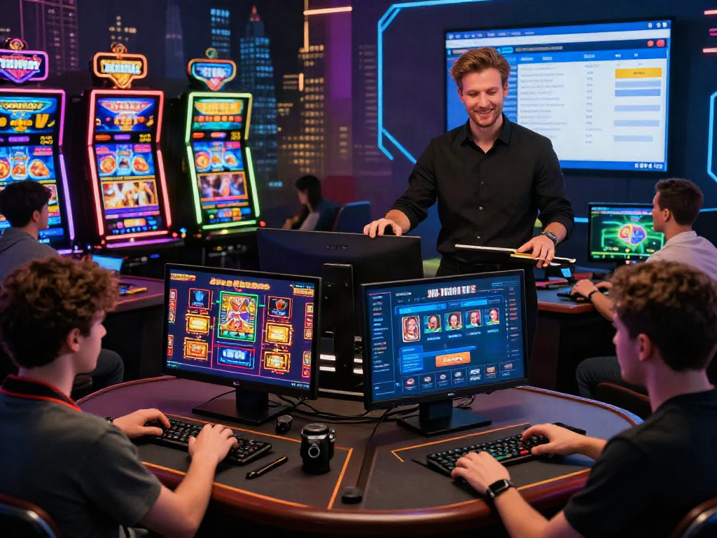 Engaging digital gaming environment on RIKVIP showcasing live casino action and sports betting excitement.