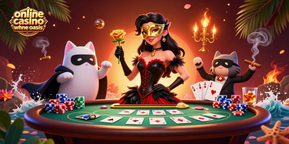 Engage in thrilling action at an online casino ohne oasis with vibrant gaming elements and a stunning 3D scene.