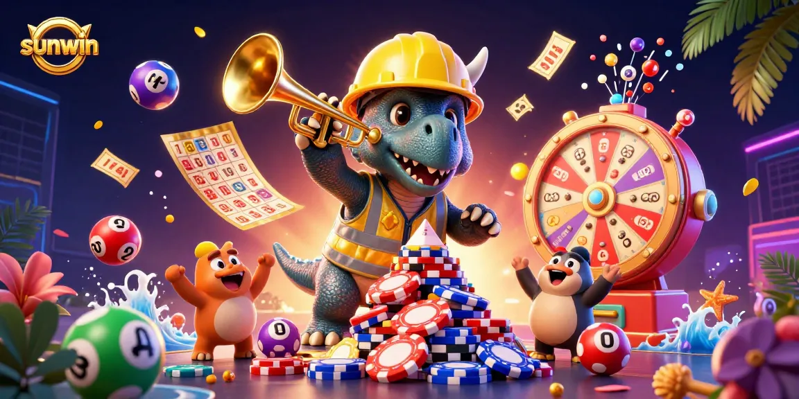 Experience sunwin's vibrant casino scene with dynamic characters and lively gaming elements.